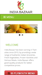 Mobile Screenshot of indiabazaarmn.com
