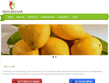 Tablet Screenshot of indiabazaarmn.com
